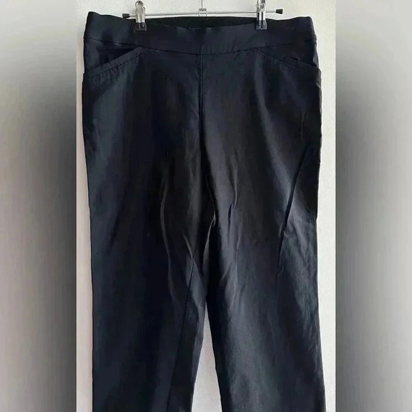 Counterparts Dress Pants with Stretch Waistband, Black, Size 12 - Picture 9 of 16